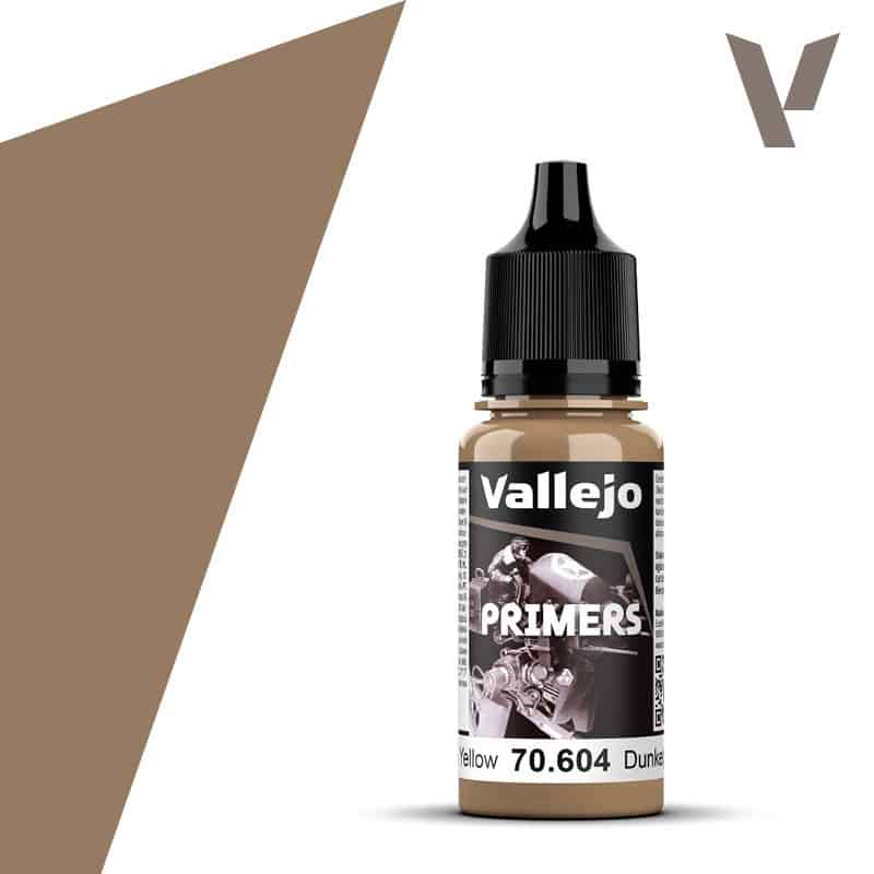 Vallejo Primer German Dark Yellow 70.604 (17ml) 70.604