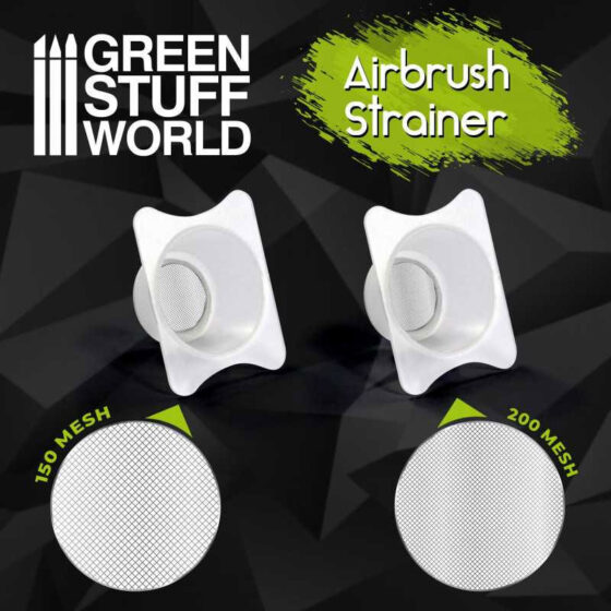 Green Stuff World - Airbrush Cup Strainers (2pk)