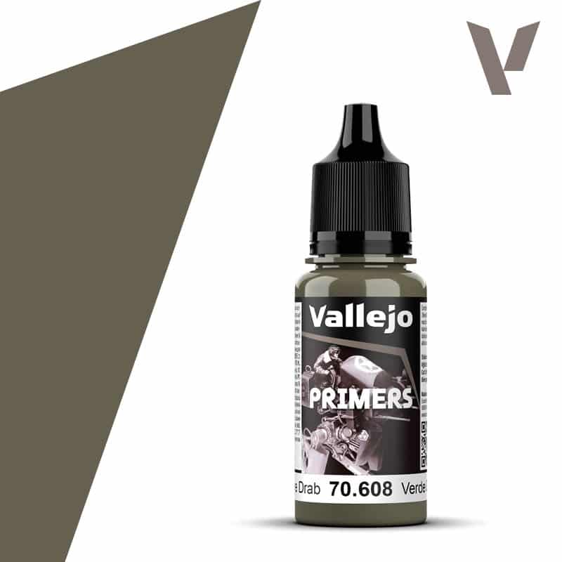 Vallejo Primer US Olive Drab 70.608 (17ml) 70.608