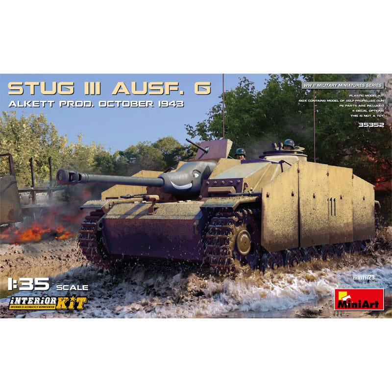 Miniart StuG III Ausf. G Oct 43 Alkett Prod INT Kit (1/35) 35352