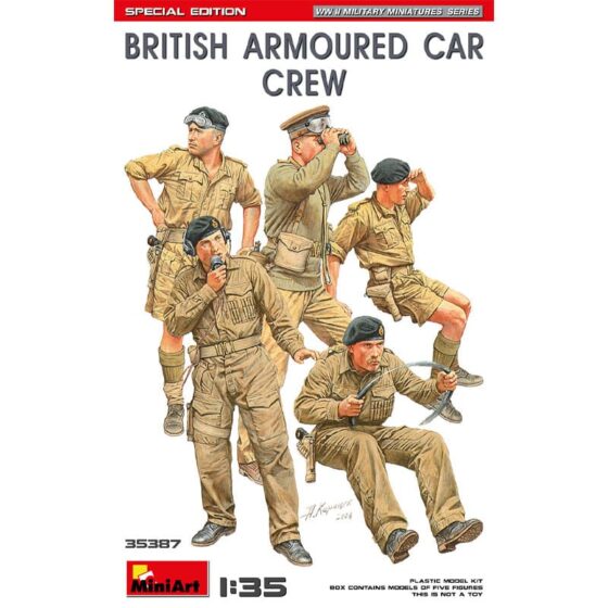 Miniart British Arrmoured Car Crew Spec Edition (1/35) 35387 Miniart British Arrmoured Car Crew Spec Edition (1/35) 35387