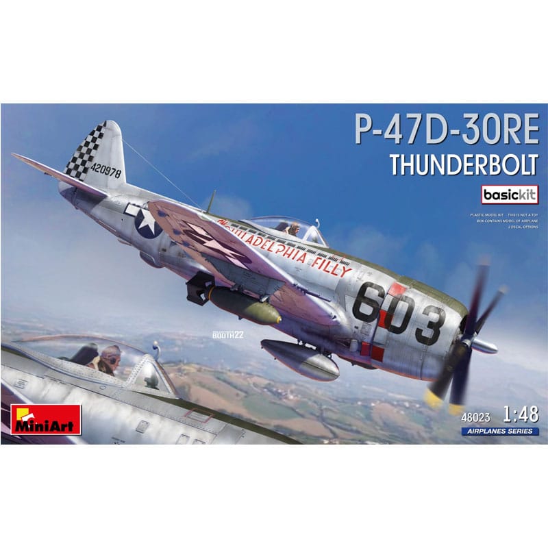 Miniart P-47D-30RE Thunderbolt, Basic Kit (1/48) 48023