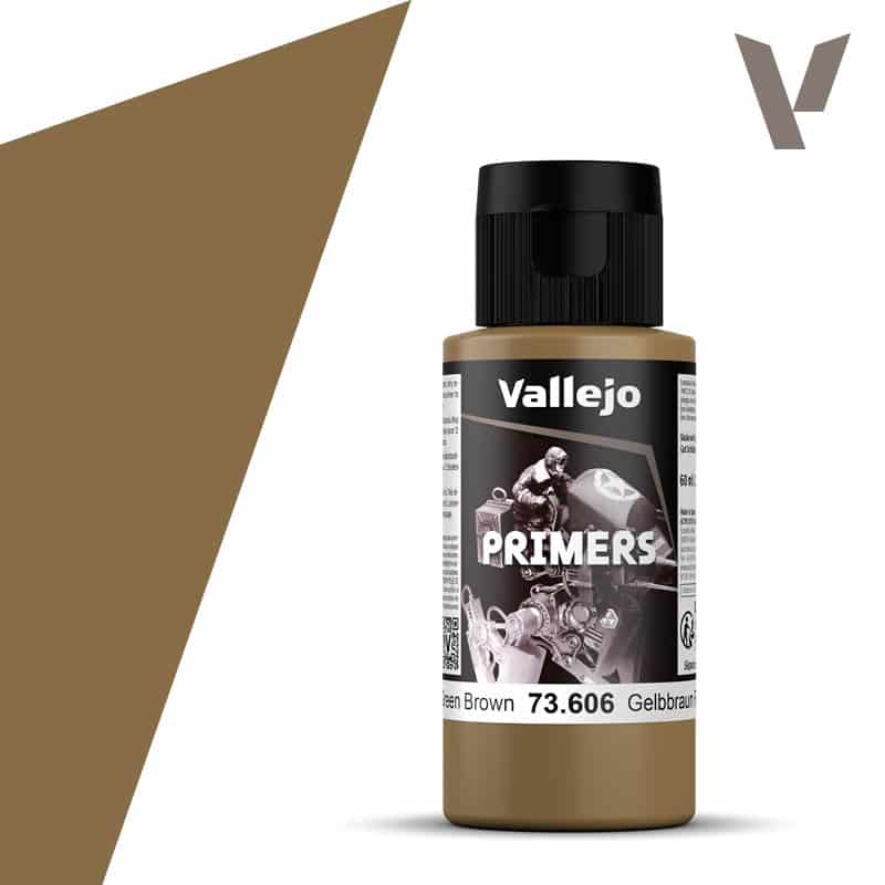 Vallejo Primer German Green Brown (RAL 8000) (60ml) 73.606