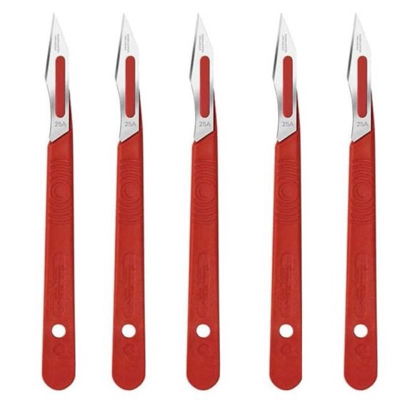 Swann Morton Trimaway Knife with 25A Blade (5 Pack) Swann Morton Trimaway Knife with 25A Blade (5 Pack)