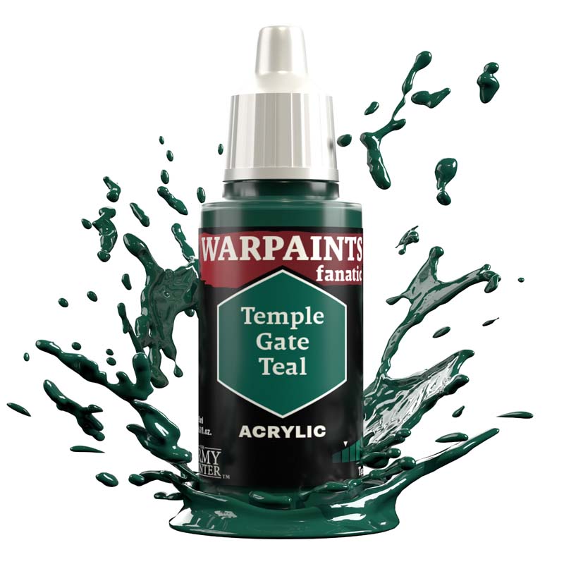 The Army Painter WP3044P Warpaints Fanatic: Temple Gate Teal