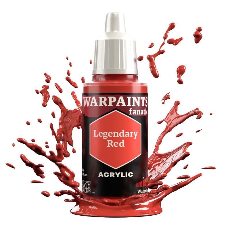 The Army Painter WP3105P Warpaints Fanatic: Legendary Red