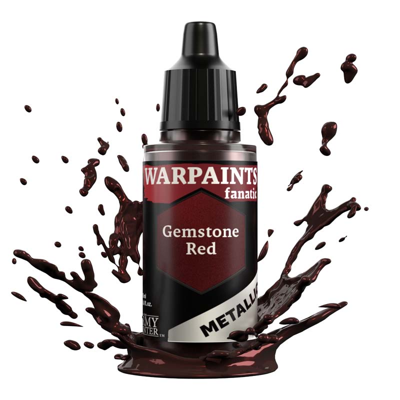 The Army Painter WP3198P Warpaints Fanatic Metallic: Gemstone Red