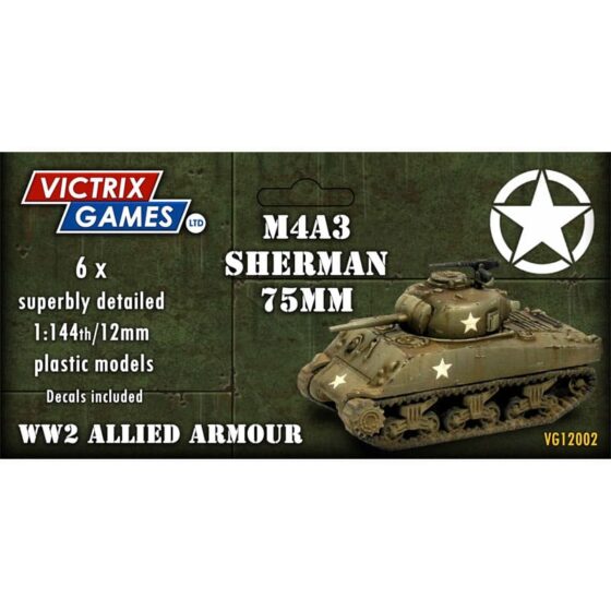 Victrix Sherman M4A3 75mm (12mm) VG12002 Victrix Sherman M4A3 75mm (12mm) VG12002