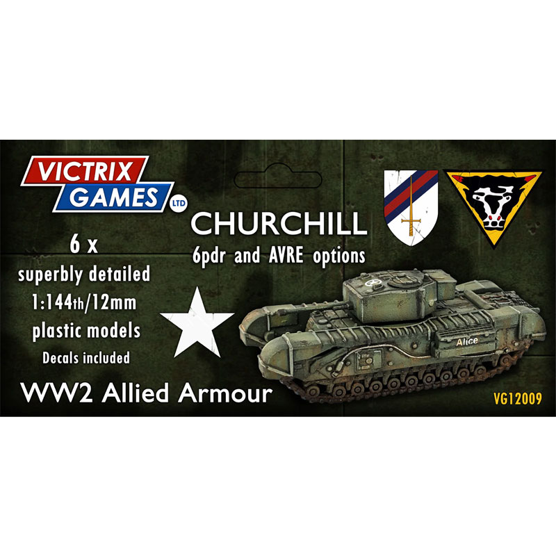 Victrix VG12009 12mm / 1:144 Churchill Heavy Tank