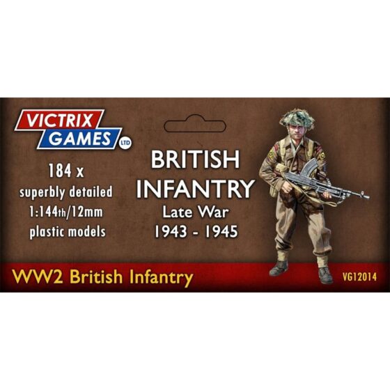 Victrix British Infantry and Heavy Weapons (12mm) VG12014 Victrix British Infantry and Heavy Weapons (12mm) VG12014