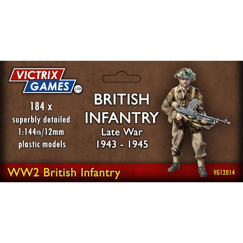Victrix VG12014 12mm / 1:144 British Infantry and Heavy Weapons