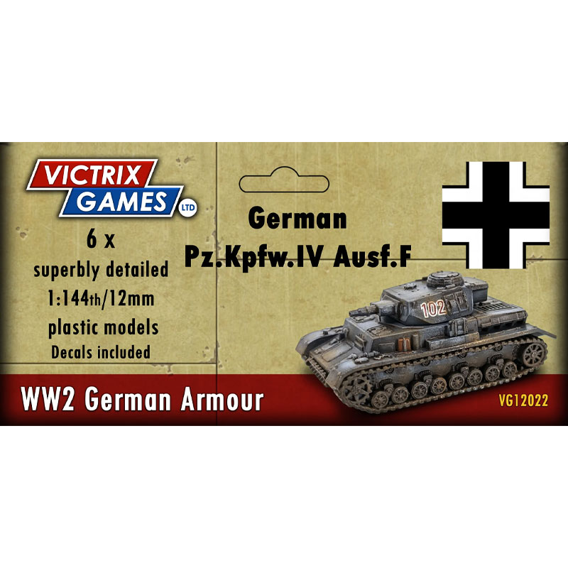 Victrix VG12022 12mm / 1:144 Panzer Pz.Kpfw.IV Ausf.F