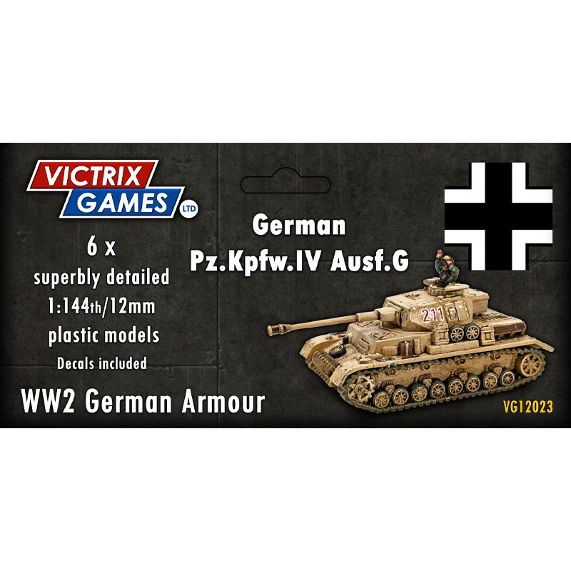 Victrix VG12023 12mm / 1:144 Panzer Pz.Kpfw.IV Ausf.G