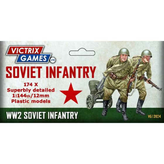 Victrix Soviet Infantry and Heavy Weapons (12mm) VG12024 Victrix Soviet Infantry and Heavy Weapons (12mm) VG12024