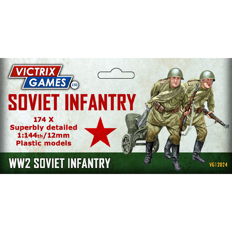 Victrix VG12024 12mm / 1:144 Soviet Infantry and Heavy Weapons
