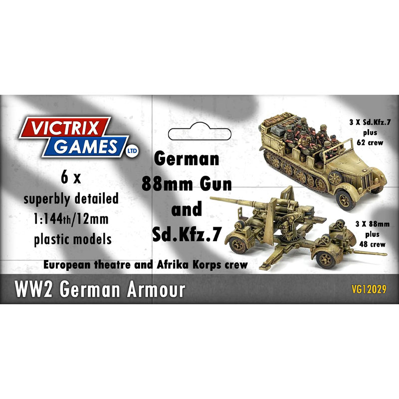 Victrix VG12029 12mm / 1:144 German 88mm Gun and Sd.Kfz.7