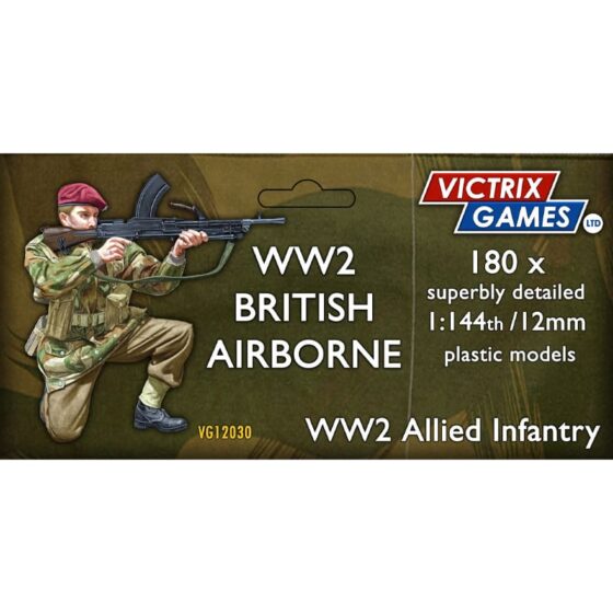 Victrix WWII British Airborne Paratroopers (12mm) VG12030 Victrix WWII British Airborne Paratroopers (12mm) VG12030