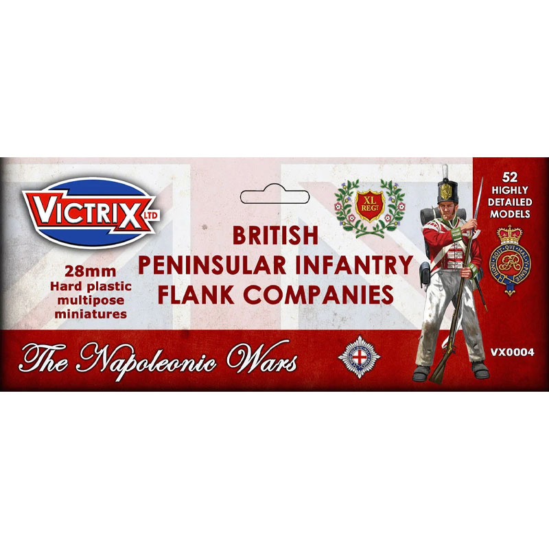 Victrix VX0004 28mm British Peninsular Infantry Flank Companies