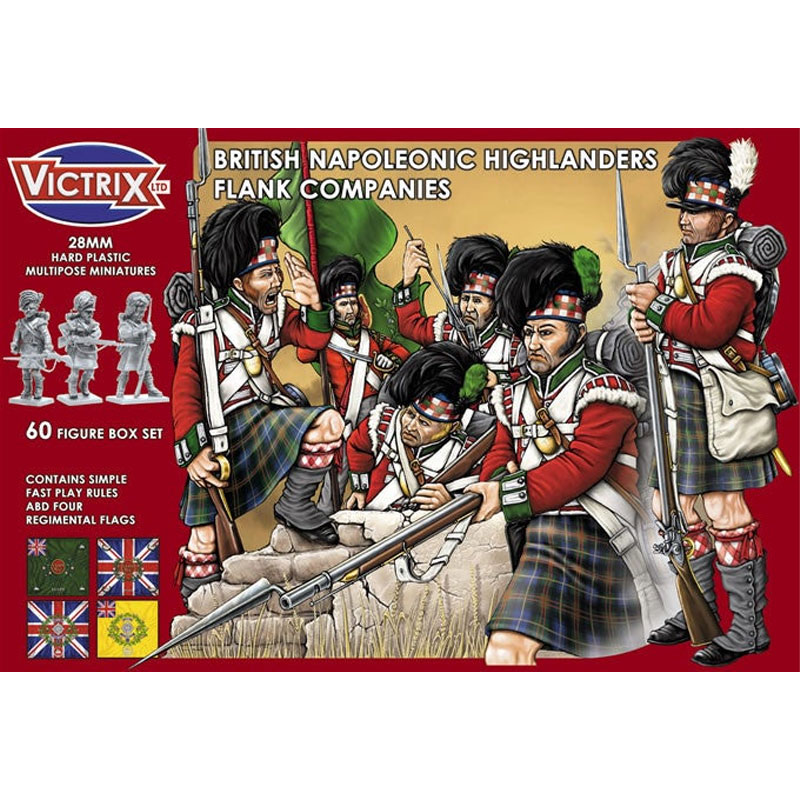 Victrix VX0007 28mm British Napoleonic Highlander Flank Companies