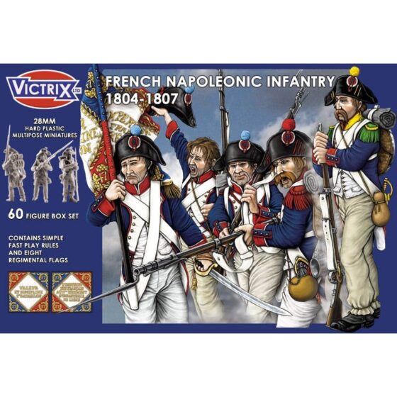 Victrix French Napoleonic Infantry 1804-1807 (28mm) VX0008 Victrix French Napoleonic Infantry 1804-1807 (28mm) VX0008