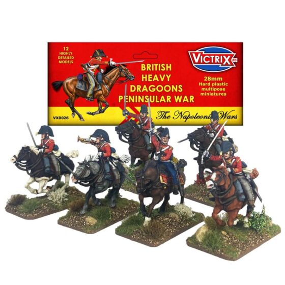Victrix British Peninsular Heavy Dragoons (28mm) VX0026 Victrix British Peninsular Heavy Dragoons (28mm) VX0026