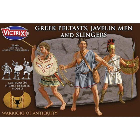 Victrix Greek Peltasts, Javelin Men and Slingers (28mm) VXA0006 Victrix Greek Peltasts, Javelin Men and Slingers (28mm) VXA0006