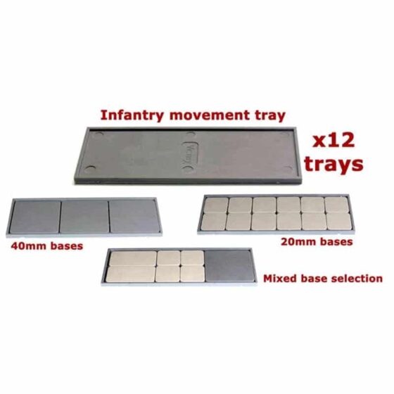 Victrix Infantry Movement Trays (Plastic) VXB003 Victrix Infantry Movement Trays (Plastic) VXB003