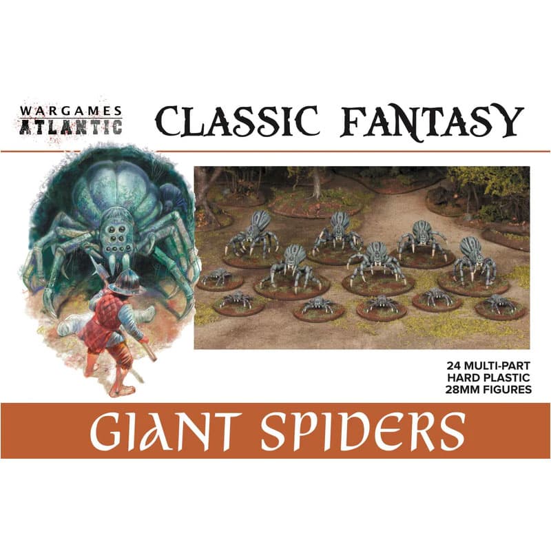 Wargames Atlantic Giant Spiders (28mm) |WAACF003