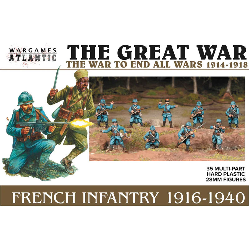 Wargames Atlantic WAAGW002 28mm French Infantry (1916-1940)