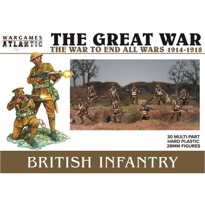 Wargames Atlantic WAAGW003 28mm British Infantry (1916-1918)