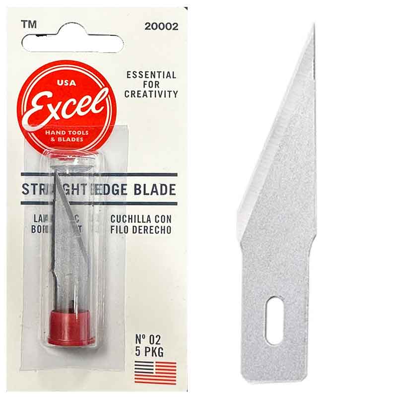 Excel 20002 5x No.2 Straight Blade