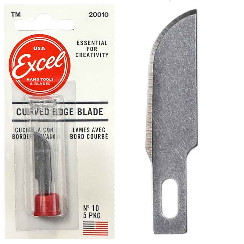 Excel 20010 5x No.10 Curved Edge Blade