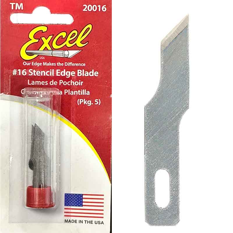 Excel 20016 5x No.16 Stencil Edge Blade