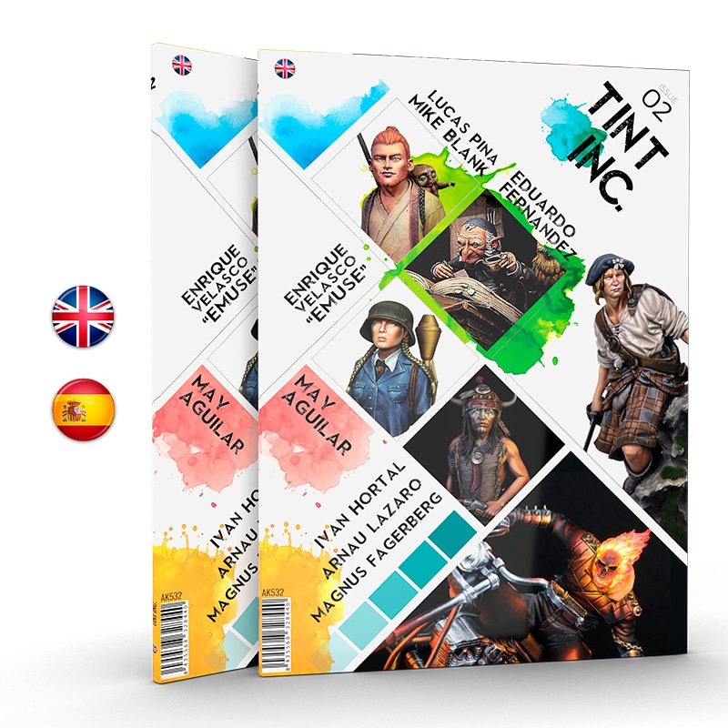 AK Interactive Tint Inc. 01 - 05 Books AK-530 AK Interactive Tint Inc. 01 - 05 Books AK-530