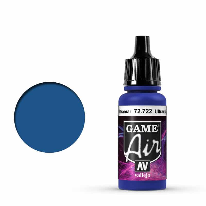Vallejo Game Air Ultramarine Blue (17ml) 72.722 Vallejo Game Air Ultramarine Blue (17ml) 72.722