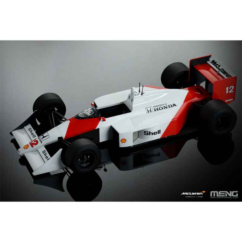MENG RS-004 1/12 Scale Racing Car Model Kit – McLaren MP4/4 1988 – Plastic Model Kit, Limited Stock