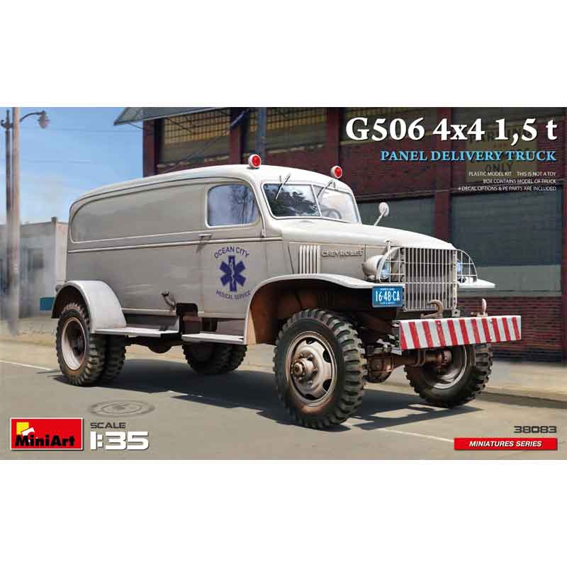 Miniart 38083 1/35 G506 4x4 1.5 t Panel Delivery Truck