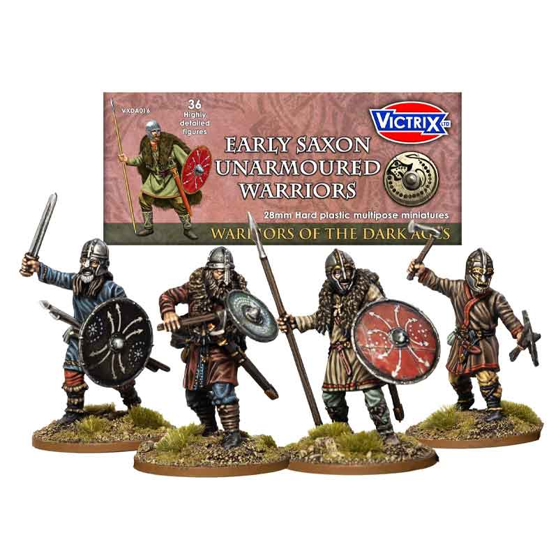 Victrix VXDA016 Early Saxon Unarmoured Warriors