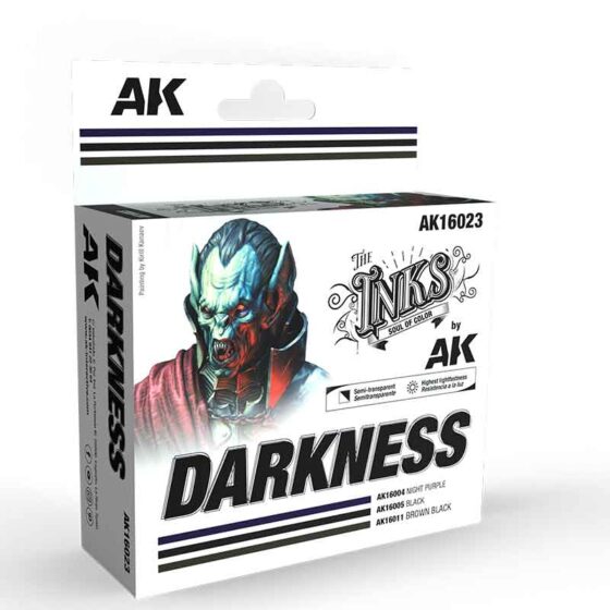 AK Interactive Darkness - Set - The Inks AK-16023