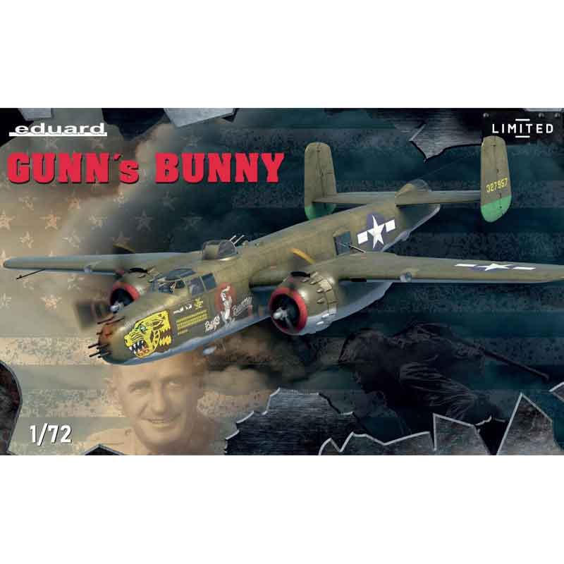 Eduard 2139 1/72 Gunn's Bunny (B-25J Mitchell) Limited Edition