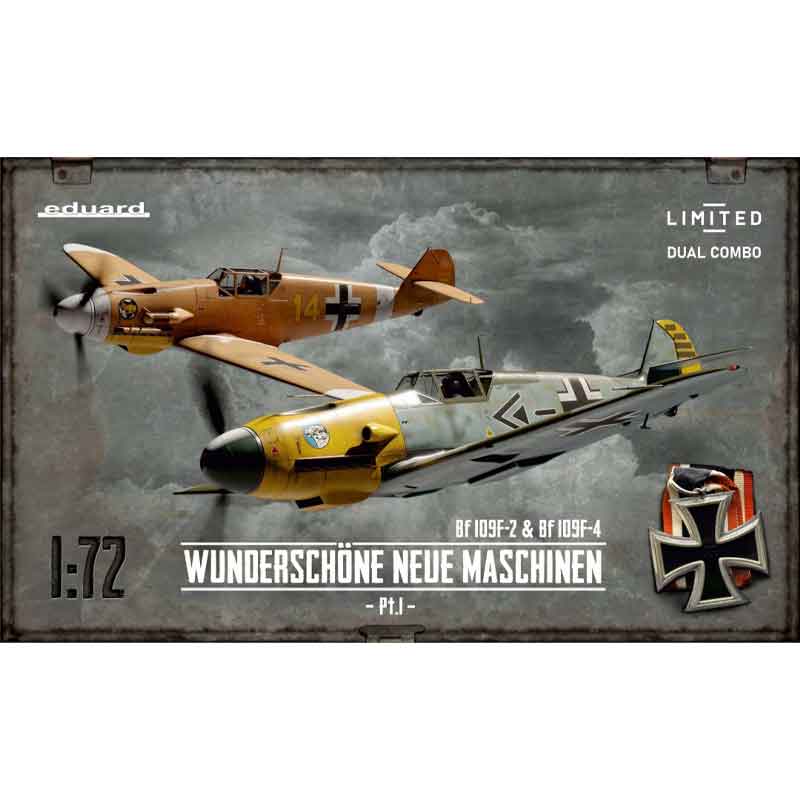 Eduard 2142 1/72 Bf 109F-2 & Bf 109F-4 Wunderschone Neue Maschinen Pt.1 Limited - Dual Combo