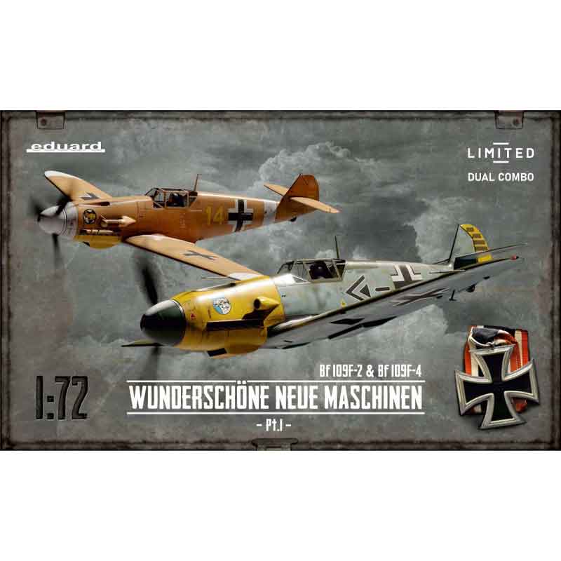 Eduard Bf 109F-2 & Bf 109F-4 Wunderschone Neue Maschinen Pt.1 Limited Dual Combo (1/72) 2142 Eduard Bf 109F-2 & Bf 109F-4 Wunderschone Neue Maschinen Pt.1 Limited Dual Combo (1/72) 2142