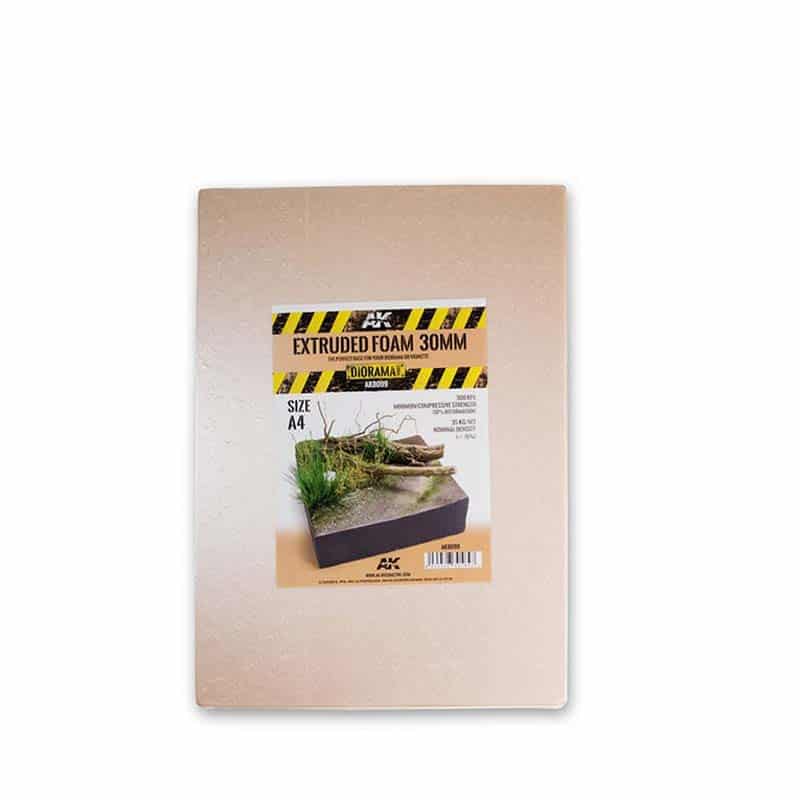 AK Interactive (305 X 228mm) 30mm Extruded Foam (A4) AK-8099