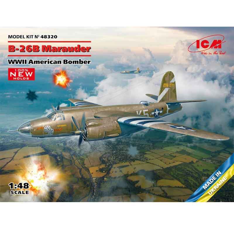 1/48 Martin B-26B Marauder WWII American Bomber 48320 ICM