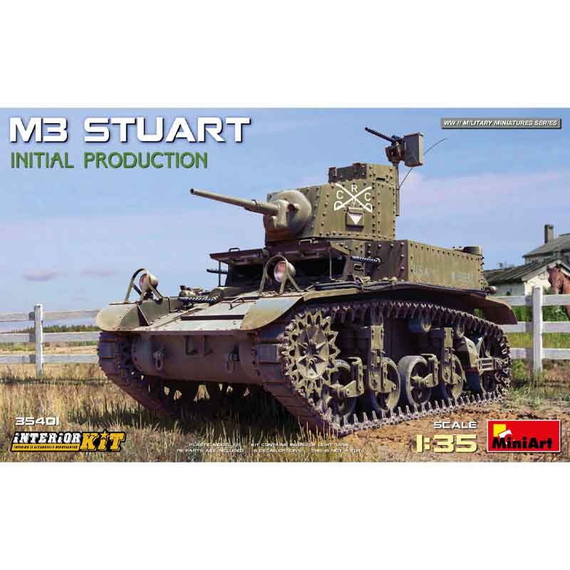 Miniart 35401 1/35 M3 Stuart Initial Prod