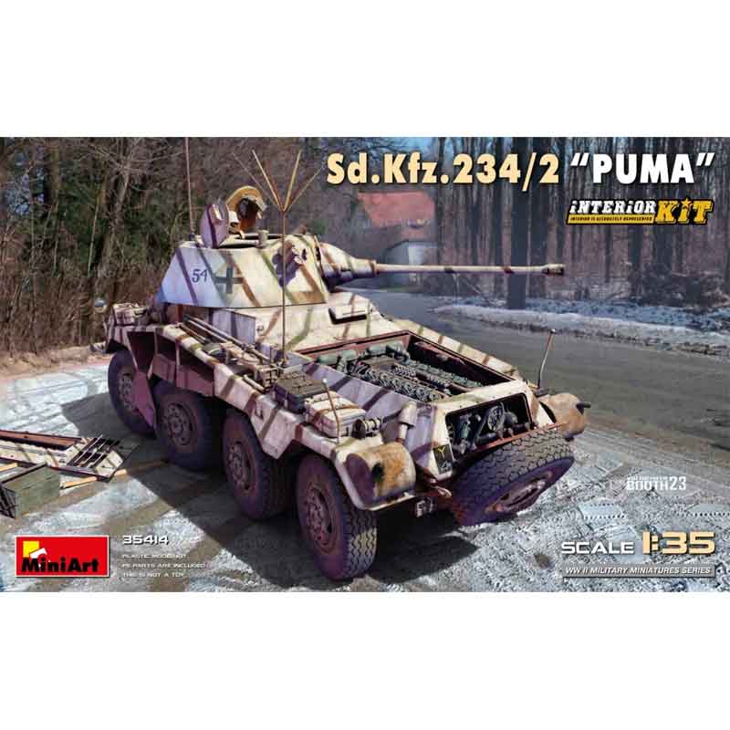 Miniart Sd.Kfz.234/2 Puma. Interior Kit (1/35) 35414