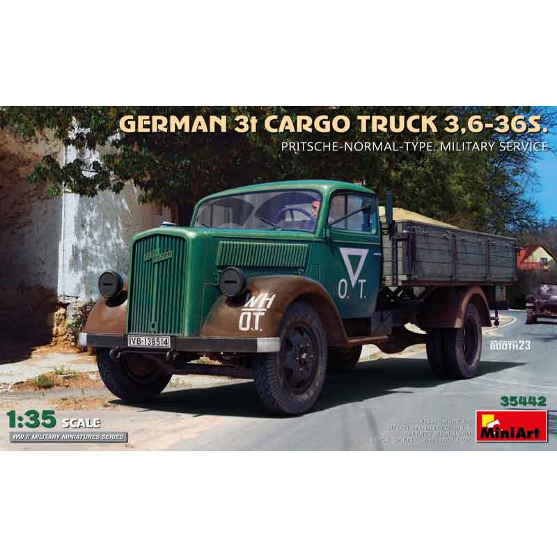 Miniart 3t Cargo Truck 3.6-36S Pritsche Normal Type (1/35) 35442