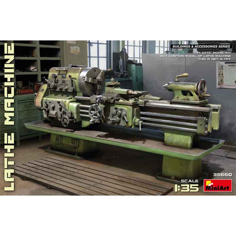 Miniart Lathe Machine (1/35) 35660