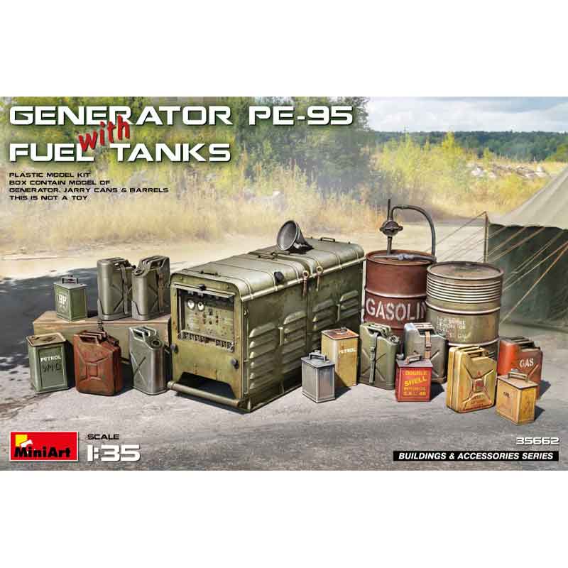 Miniart 35662 1/35 Generator PE-95 with Fuel Tanks