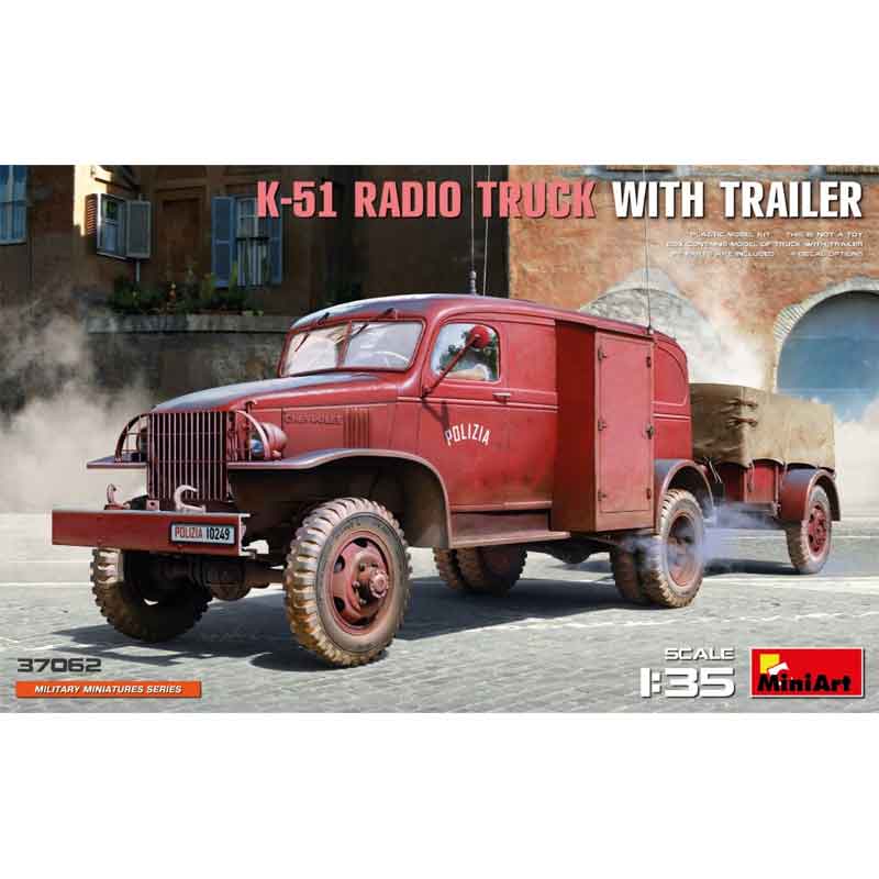 Miniart K-51 Radio Truck w/ Trailer 37062 (1/35) 37062